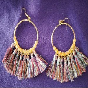 RAINBOW FAN EARRINGS
